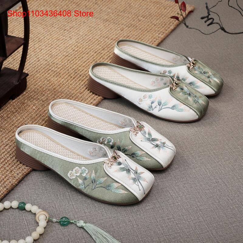 Ethnic Fashion In - Nuove pantofole ricamate per la casa,