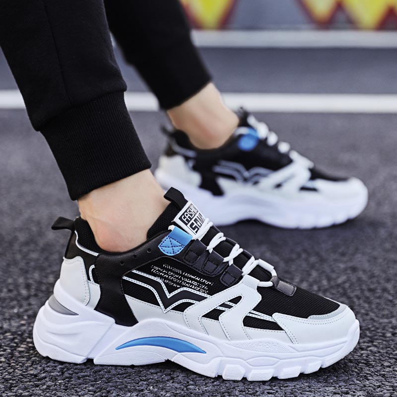 Ethnic Fashion Online Shopping - Big Size Chunky altezza uomo Sneakers