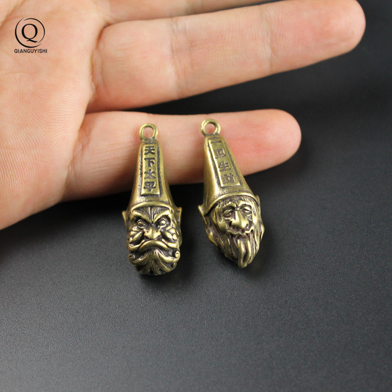 Ethnic Fashion World - Vintage in ottone massiccio cinese dio