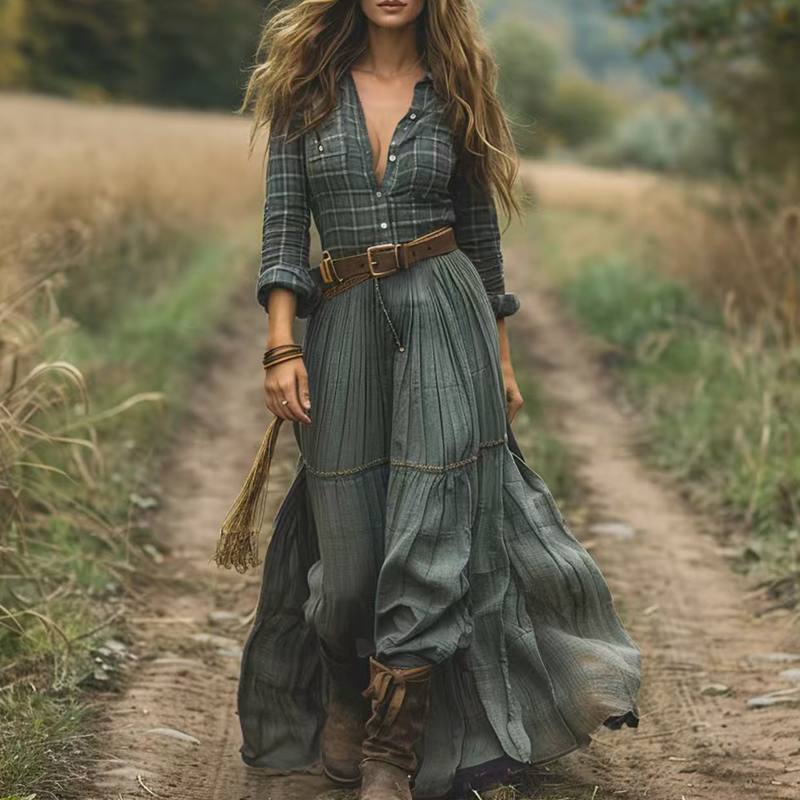 Abito vintage con stampa flore - Ethnic Boho Fashion recensione e prezzo