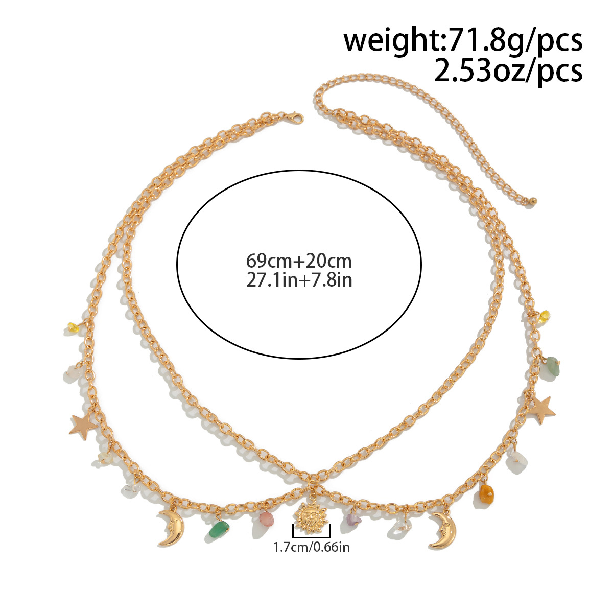 Boho Star Moon Sun Ciondolo Ca - Ethnic Boho Fashion recensione e prezzo