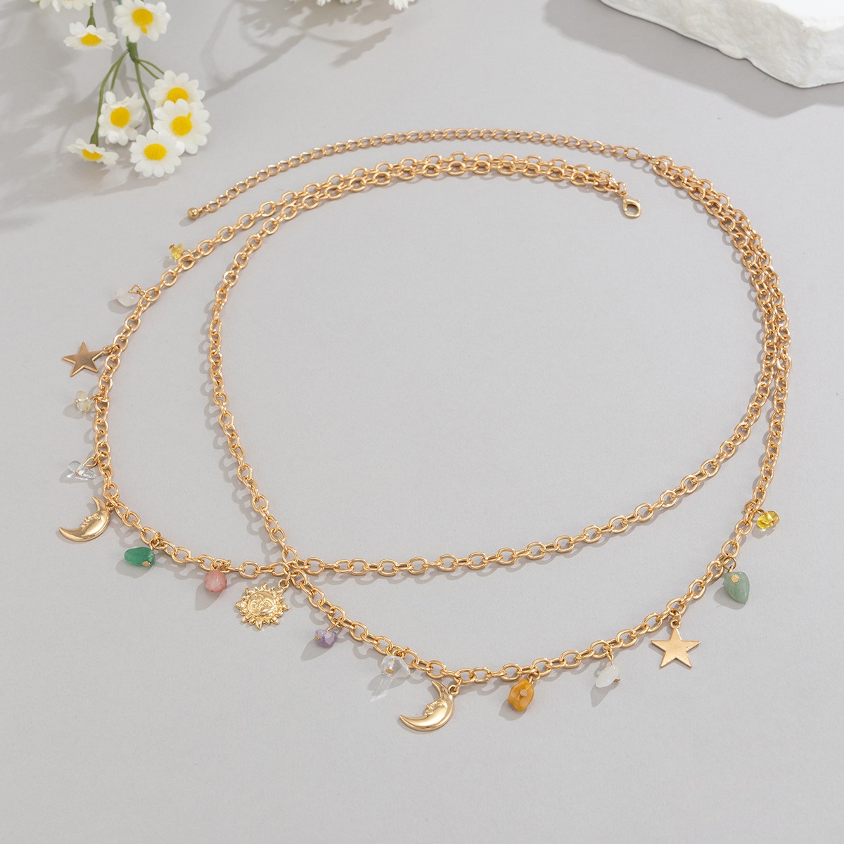 Boho Star Moon Sun Ciondolo Ca - Ethnic Boho Fashion recensione e prezzo