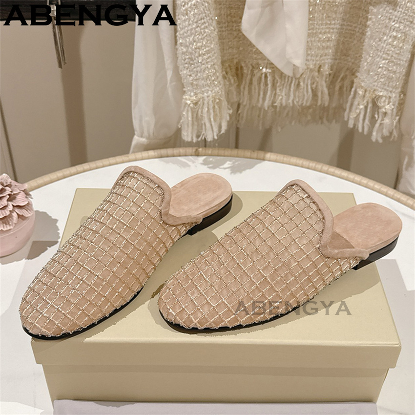Ciabatte piatte con punta tond - Ethnic Fashion In recensione e prezzo