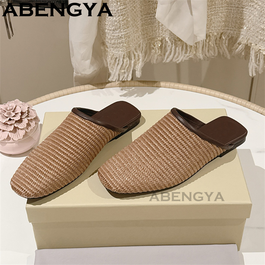 Ciabatte piatte con punta tond - Ethnic Fashion In recensione e prezzo