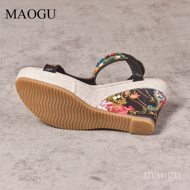 Sandali con Zeppa Floreali Boh - Ethnic Boho Fashion recensione e prezzo