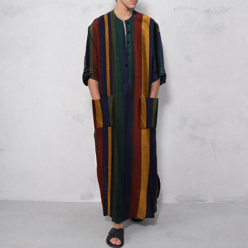 Camicia Lunga da Uomo a Righe  - Ethnic Fashion Design recensione e prezzo