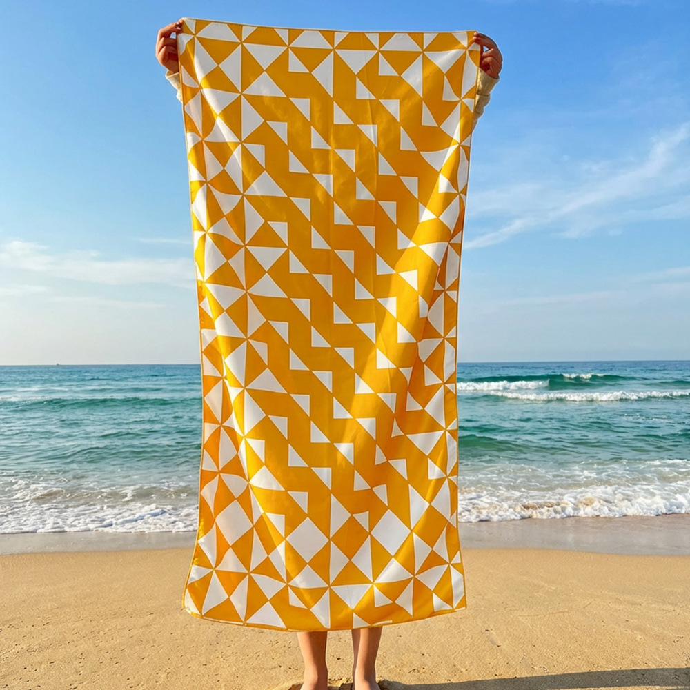 Telo Mare Stampa Ikat Arancion - Ikat Woven Fabric recensione e prezzo