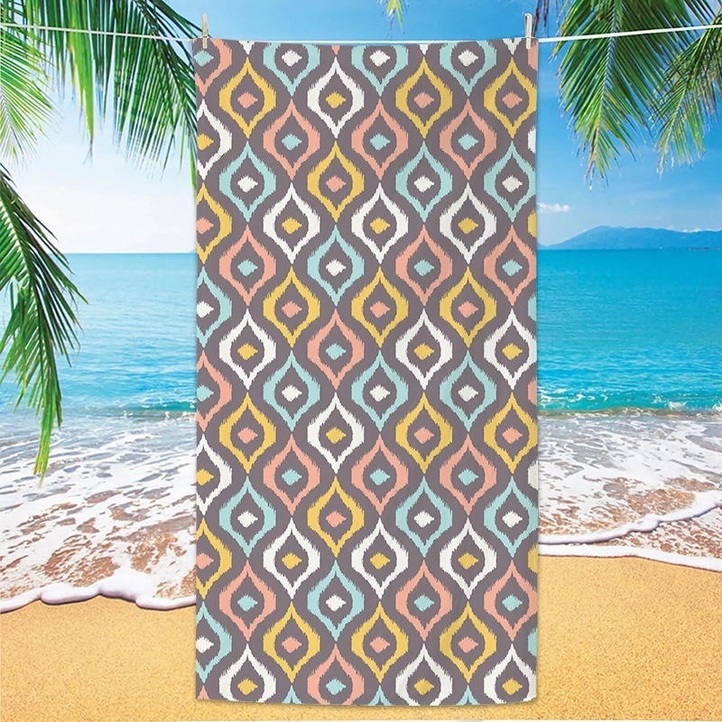 Asciugamano da bagno vintage e - Ikat Woven Fabric recensione e prezzo