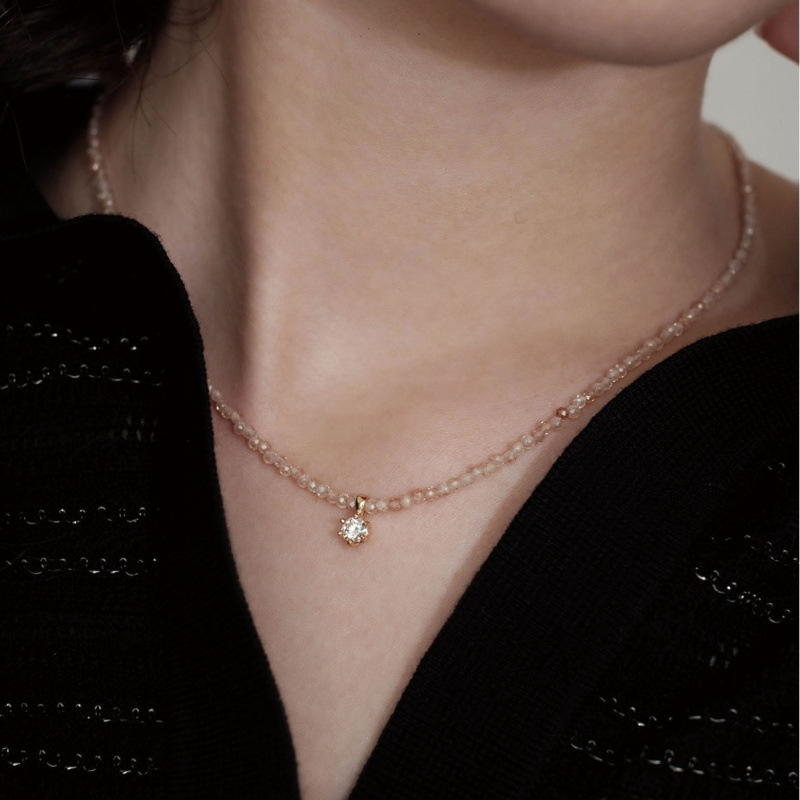 Collana con ciondolo zircone s - Ethnic Boho Fashion recensione e prezzo
