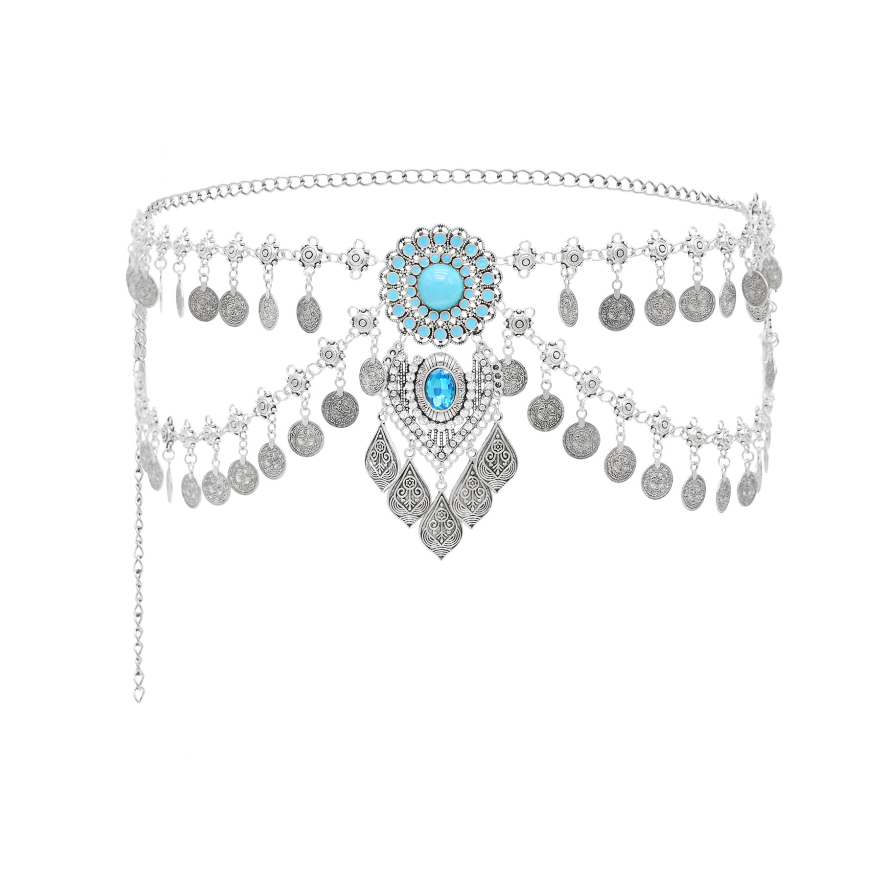 Nuova catena in vita turchese  - Ethnic Boho Fashion recensione e prezzo